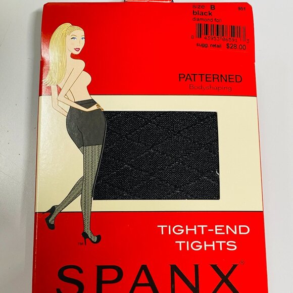 Spanx by Sarah Blakeley Uptown tight-end tights - Diamond Foil Size B - Picture 1 of 2